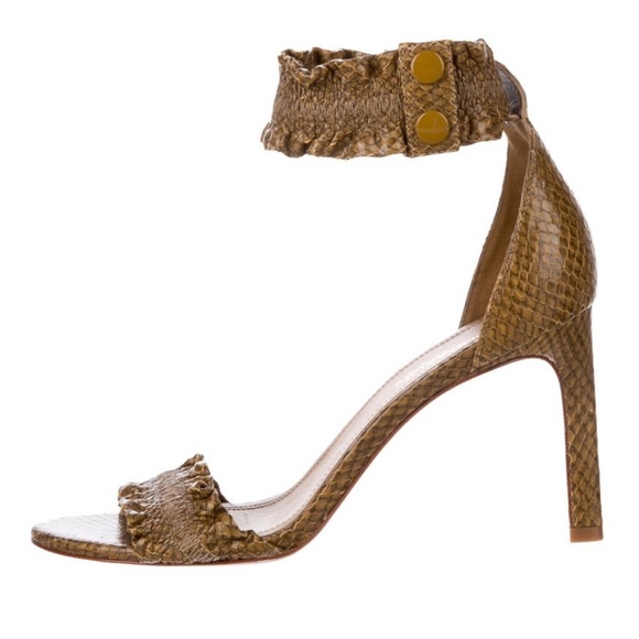 Zimmermann Brown Textured Heels - Picture 2 of 12